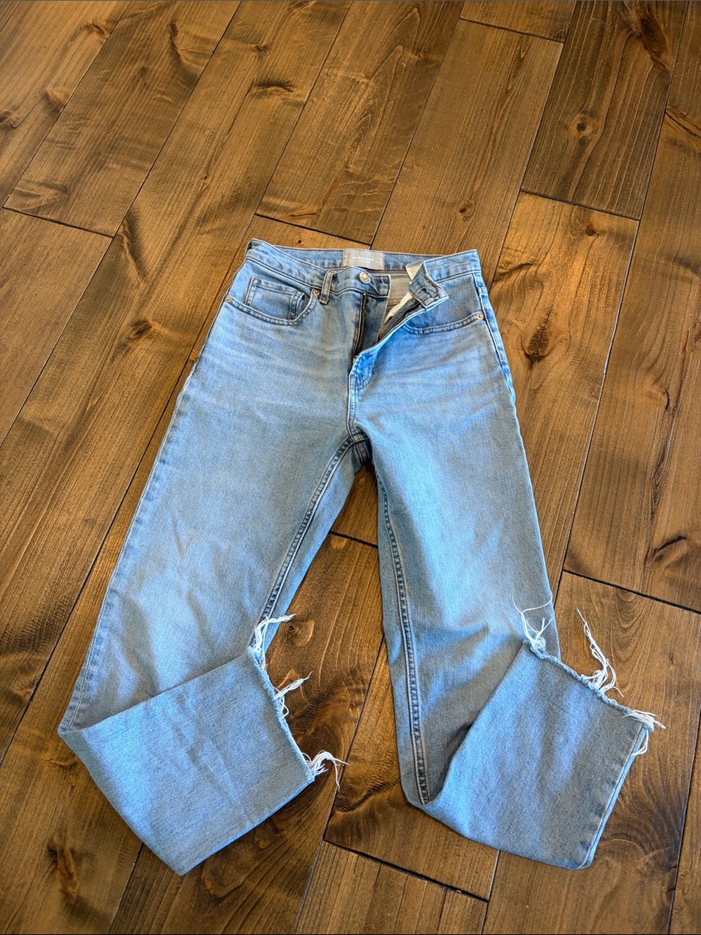 Everlane “The Cheeky Jean” Light Blue Women's Straight-Leg Jeans